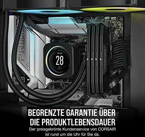 RAM CORSAIR DDR5 7200MT/s 32GB 2x16GB DIMM be buferio 34-44-44-96 OC PMIC XMP 3.0 VENGEANCE DDR5 1.45V, skirta Intel 700 serijai