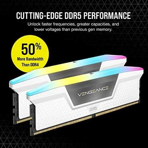 RAM 32 GB PC 5600 CL40 CORSAIR KIT (2 x 16 GB) VENGEANCE RGB su mažmenine kaina