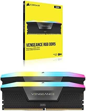 RAM 64 GB PC 5600 CL40 CORSAIR KIT (2 x 32 GB) Vengeance RGB b mažmeninė prekyba