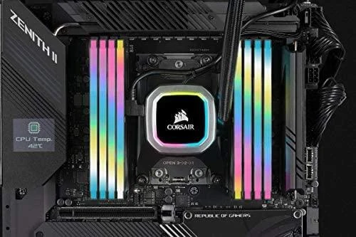 RAM CORSAIR DDR4 16GB 2x8GB 3200MHz DIMM CL16 VENGEANCE RGB Pro SL Juodas 1.35V XMP 2.0