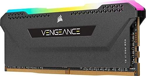RAM CORSAIR DDR4 16GB 2x8GB 3200MHz DIMM CL16 VENGEANCE RGB Pro SL Juodas 1.35V XMP 2.0