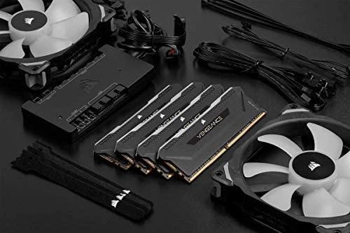 RAM Corsair Vengeance RGB Pro SL Juodas 32GB [2x16GB 3200MHz DDR4 CL16 DIMM]