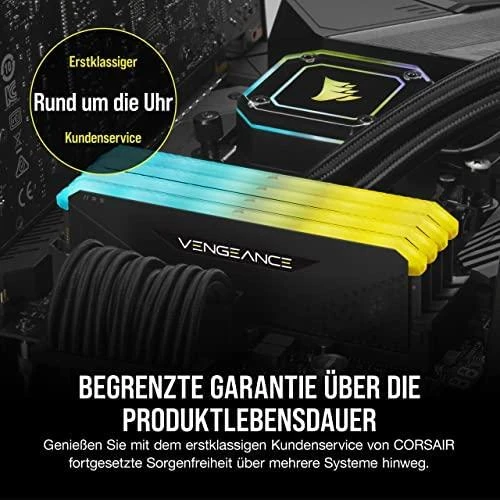 RAM Corsair VENGEANCE RGB RS 32 GB, DDR4, 3200 MHz, kompiuteris