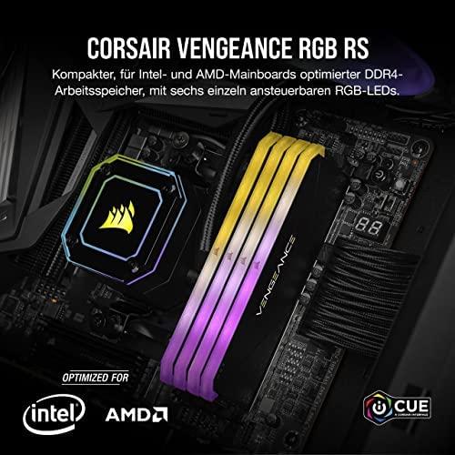 RAM Corsair Vengeance RGB RS Juodas 64GB Kit (2x32GB) DDR4-3600 CL18 DIMM atmintis