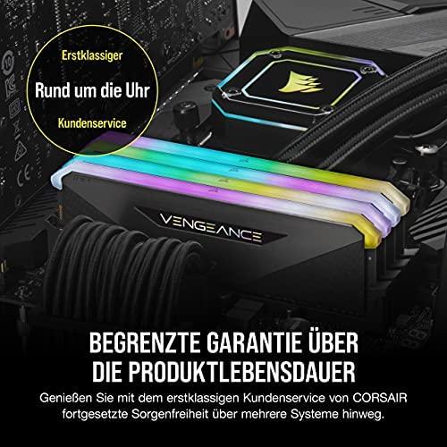 RAM Corsair Vengeance RGB RT Juodas 32GB Kit (2x16GB) DDR4-3200 CL16 DIMM atmintis
