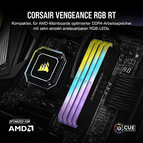RAM Corsair Vengeance RGB RT Juodas 32GB Kit (2x16GB) DDR4-3200 CL16 DIMM atmintis