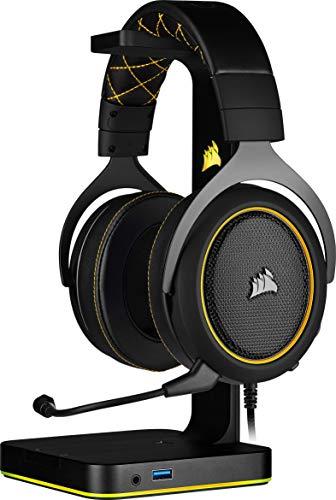Žaidimų ausinės Corsair HS60 PRO 7.1 erdvinis garsas Yellow | Varle.lt