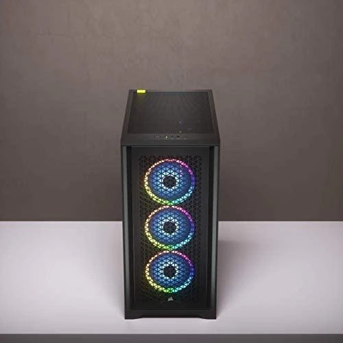 CORSAIR 4000D Airflow grūdinto stiklo vidurinio bokšto Juodas dėklas