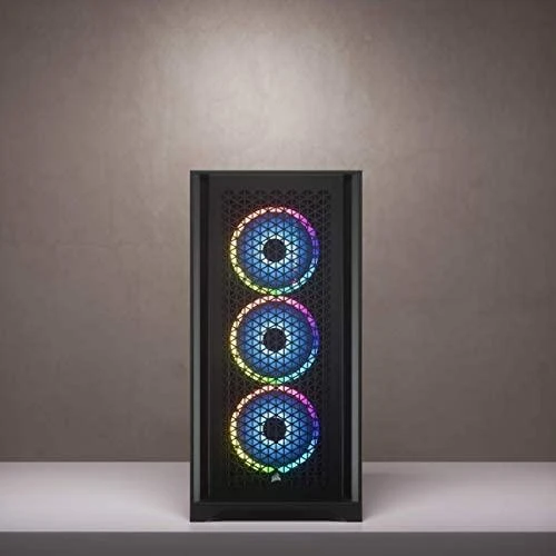 CORSAIR 4000D Airflow grūdinto stiklo vidurinio bokšto Juodas dėklas