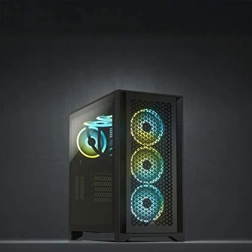 CORSAIR 4000D Airflow grūdinto stiklo vidurinio bokšto Juodas dėklas