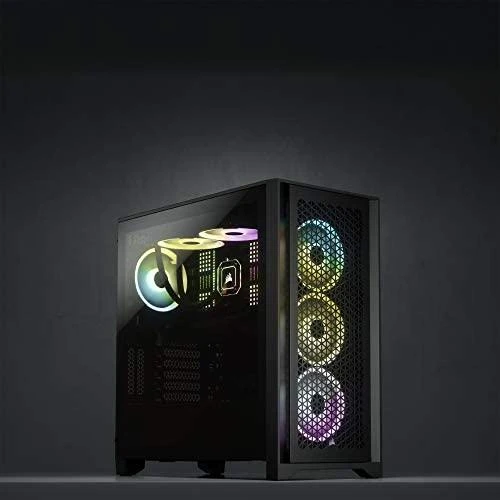 CORSAIR 4000D Airflow grūdinto stiklo vidurinio bokšto Juodas dėklas