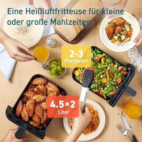 Gruzdintuvė Cosori Dual Basket CAF-R901-8.5 l juoda