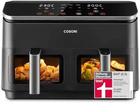 Gruzdintuvė Cosori Dual Basket CAF-R901-8.5 l juoda