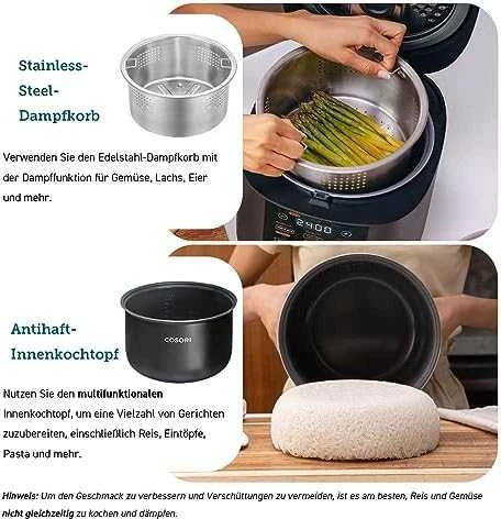 Cosori CRC-R501-KEU Slow Cooker juoda