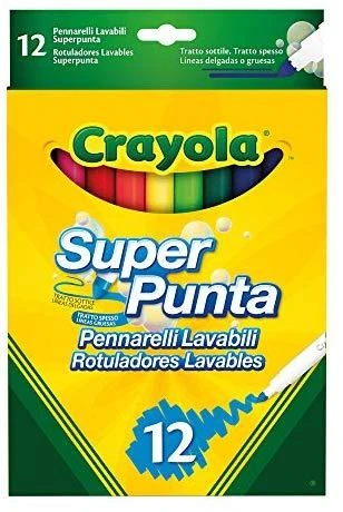 Crayola, Inc. 12 SUPER PATARIMAI PLAUNAMAS MARKER