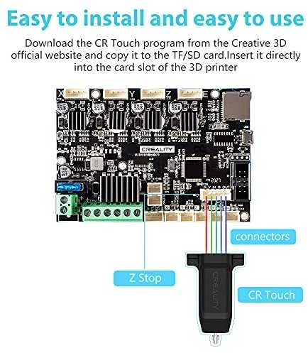 Automatinio aukščio jutiklis (CR Touch) spausdintuvams Ender-3/3V2/3Pro/3Max/5/5Pro CR-10 4001010026 CREALITY