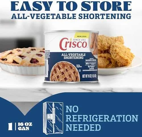 Crisco Daržovių patrumpinimas – 16 uncijų / 453 gr