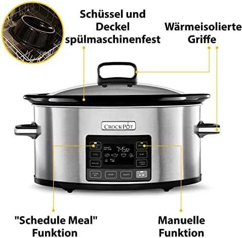 Lėtpuodis CROCKPOT TIMESELECT 5.6L CSC066X