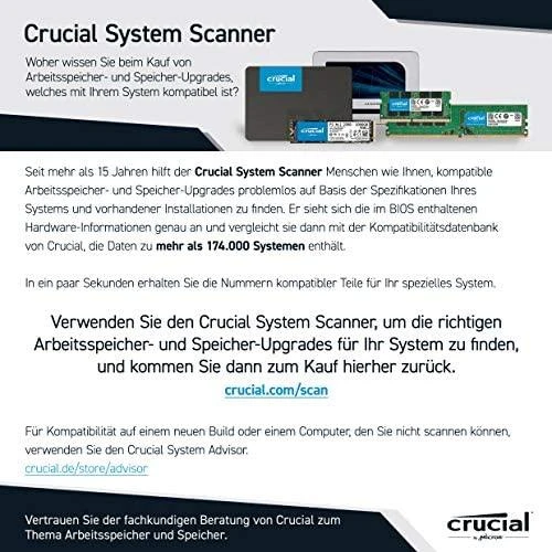 Kietasis diskas SSD CRUCIAL BX500/240GB/SATA 3.0/Rašymo greitis 500 MBytes/sec/Skaitymo greitis 540 MBytes/sec/2,5"