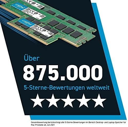 RAM „Crucial“ 8 GB, DDR4, 3200 MHz, kompiuteris / serveris, registracijos numeris, ECC Nr.