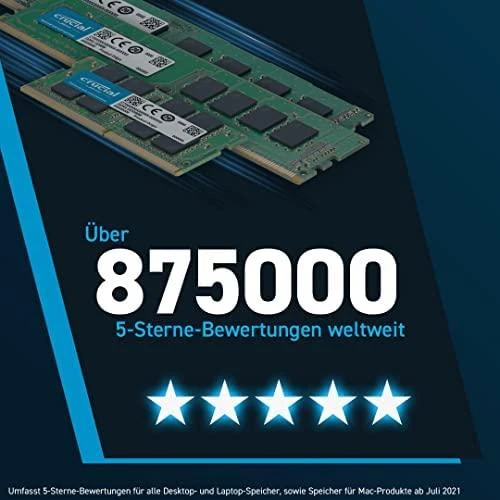 RAM Crucial 8GB DDR5-4800 UDIMM CL40 (16Gbit)