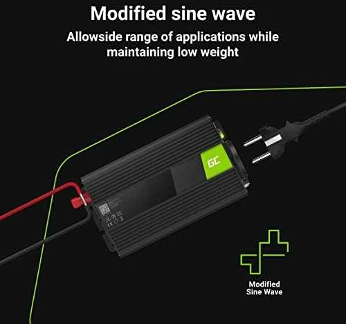 Green Cell Žalias Cell Žalias CELL Car Power Inverter Keitiklis 12V į 230V 300W/600W