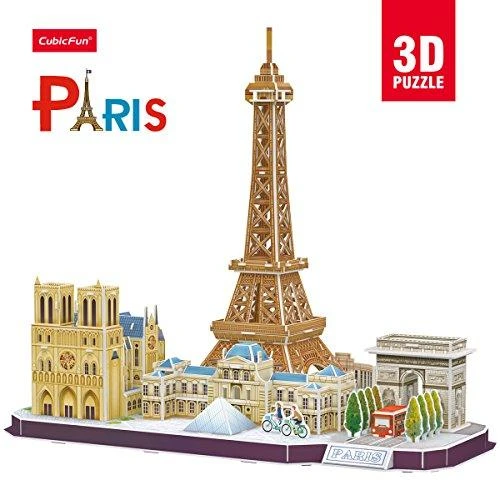 CUBICFUN 3D dėlionė „Paryžius“