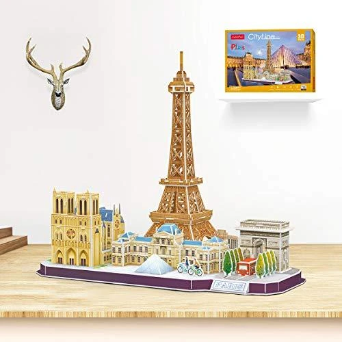 CUBICFUN 3D dėlionė „Paryžius“
