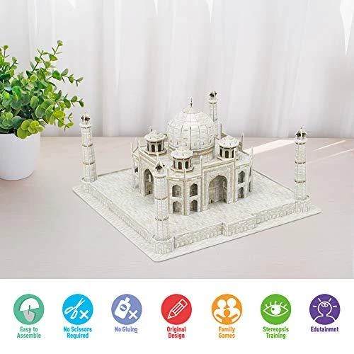 CUBICFUN 3D dėlionė iš serijos „National Geographic“ - „Taj Mahal“
