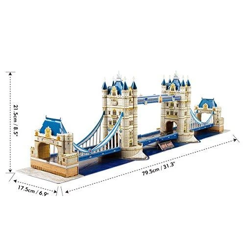 CUBICFUN 3D dėlionė iš serijos „National Geographic“ - „Tauerio tiltas“