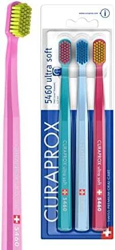 Curaprox Curaprox šepetėliai do zębów CS 5460 ultra soft K1 - 3 vnt