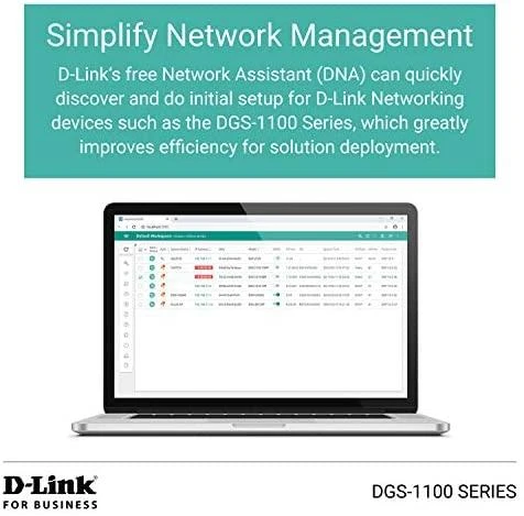 Šakotuvas D-LINK Easy Smart 16 jungtys Gigabit Switch