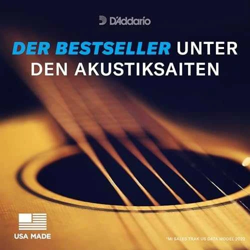 Stygos akustinei gitarai D'Addario EJ16 .012
