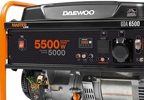 Benzinis generatorius 5.5KW 230V/GDA 6500 DAEWOO