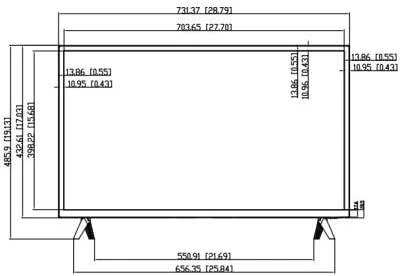 MONITORIUS VGA, HDMI, AUDIO LM32-F200 31.5 " - 1080p DAHUA