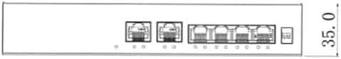 Šakotuvas SWITCH POE PFS3006-4ET-36 4 PRIEVADŲ DAHUA