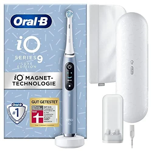 Oral-B iO Series 9 Aqua Marine su kelioniniu dėklu