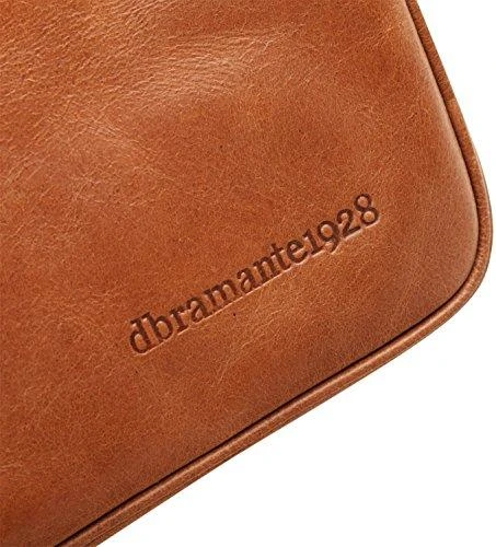 DBRAMANTE1928 ROSENBORG LEATHER BAG FOR 14" NOTEBOOK - GOLDEN TAN