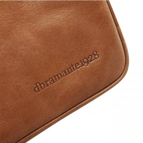 DBRAMANTE1928 ROSENBORG LEATHER BAG FOR 14" NOTEBOOK - GOLDEN TAN