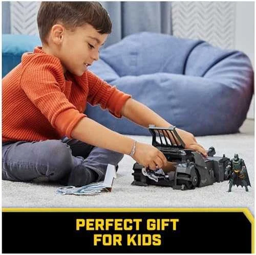 Spin Master DC Comics Rinkinys figurka Batman lalka 10 cm + Batmobile priedai