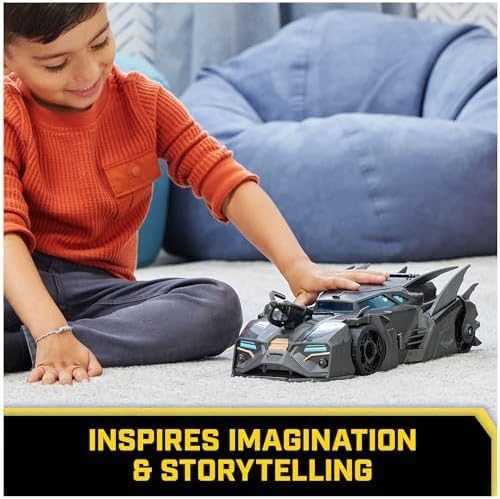 Spin Master DC Comics Rinkinys figurka Batman lalka 10 cm + Batmobile priedai