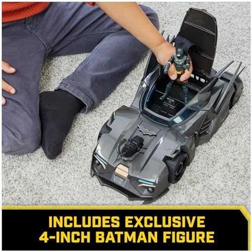 Spin Master DC Comics Rinkinys figurka Batman lalka 10 cm + Batmobile priedai