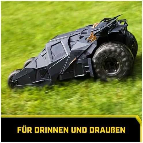 Nuotolinio valdymo „Batmobile“ transporto priemonė „DC Comics Tumbler RC“ iš „Dark Knight“ trilogijos 1:15 30 cm