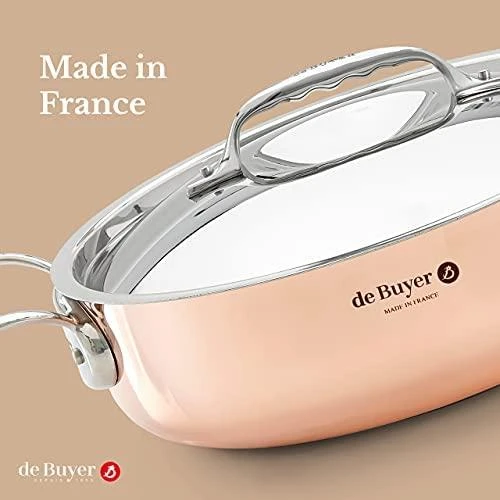 De Buyer Puodas su dangčiu, 4.9 l, 28 cm, Prima Matera