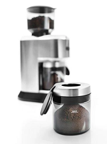 Kavamalė Delonghi Coffee Grinder KG520M DEDICA Inox / juodas, 150 W, 350 g,  Number of cups 14 pc(s) | Varle.lt
