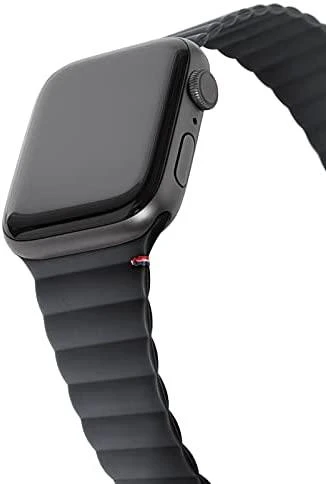 Decoded Dekoduotas Dekoduotas iššifruotas – „Apple Watch“ silikoninis dirželis, 42/44 mm (juodas)