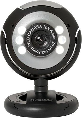 DEFENDER Web-cam C-110 0,3MP foninio apšvietimo nuotraukos mygtukas
