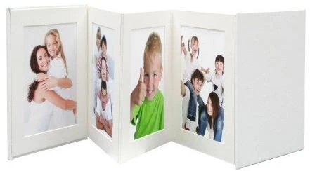Nuotraukų rėmelis Deknudt Leporello baltas 8x13x18 8 nuotraukos A66DC1 8PH