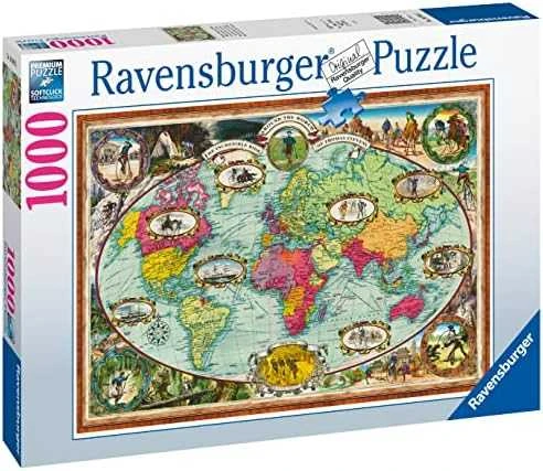 Ravensburger Dėlionė 1000 vnt. - Pasaulio žemėlapis