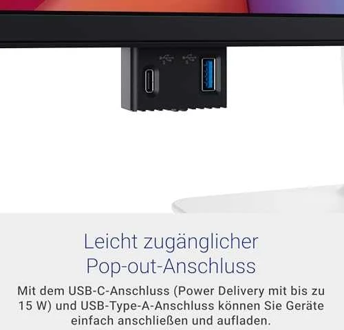 Monitorius Dell S2725DC, 27" QHD (2560x1440) IPS, 144Hz, 1ms, USB-C 65W, HDMI 2.1, DP, garsiakalbiai, reguliuojamas stovas